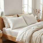 Taie d'oreiller coton Blanc - Vignette | Maison Cotolune