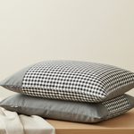 Taie d'oreiller coton égyptien  Gris - Vignette | Maison Cotolune