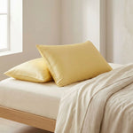 Taie d'oreiller coton Jaune - Vignette | Maison Cotolune