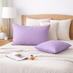 Taie d'oreiller coton Violet - Vignette | Maison Cotolune