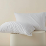 Taie d'oreiller blanche en Fibre d' Eucalyptus - Vignette | Maison Cotolune