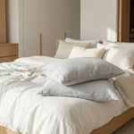 Taie d'oreiller lin Gris - Vignette | Maison Cotolune