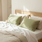 Taie d'oreiller lin Vert - Vignette | Maison Cotolune