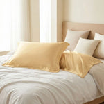 Taie d'oreiller en satin Beige - Vignette | Maison Cotolune