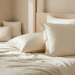 Taie d'oreiller satin de coton Beige - Vignette | Maison Cotolune