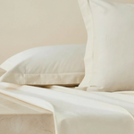 Taie d'oreiller satin de coton Beige - Vignette | Maison Cotolune