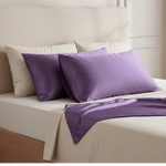 Taie d'oreiller en satin de soie Violet - Vignette | Maison Cotolune