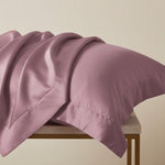 Taie d'oreiller en satin Violet - Vignette | Maison Cotolune