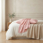 Taie d'oreiller en soie de mûrier Rose - Vignette | Maison Cotolune