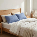 Taie d'oreiller imperméable coton Bleu - Vignette | Maison Cotolune