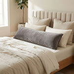 Taie de traversin flanelle Gris - Vignette | Maison Cotolune