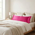 Taie de traversin en satin Rose - Vignette | Maison Cotolune